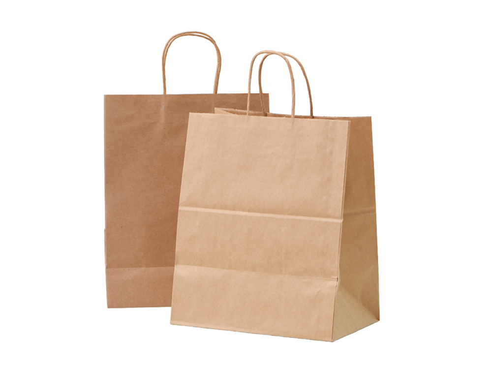 Bolsas de papel Kraft 13*7*17"