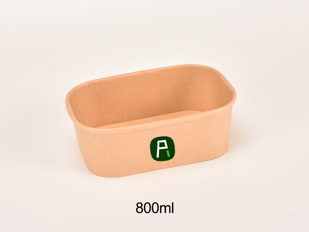 Tazón de papel RECTANGULAR 800ML